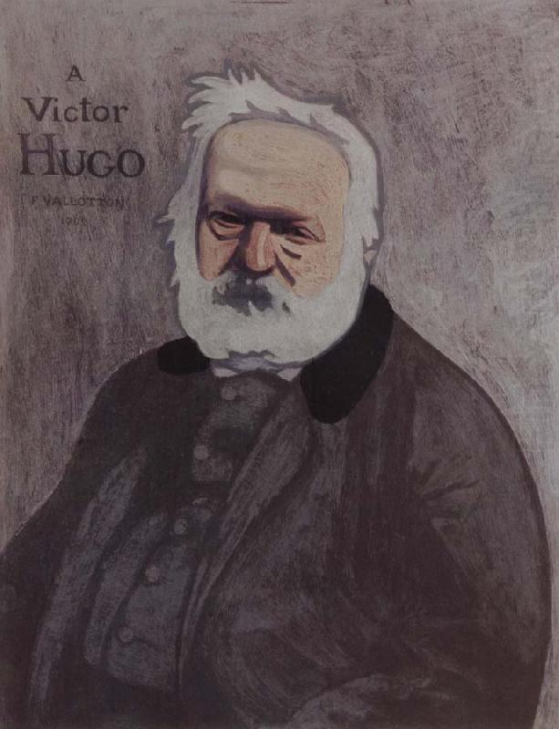 Felix Vallotton Portrait decoratif of Victor Hugo china oil painting image